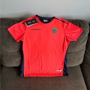 Marathon Authentic Ecuador Team Soccer Orange Training Jersey Women’s Sz: M